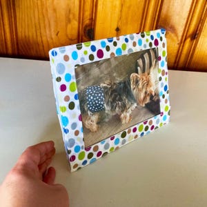 Create Fabric Picture Frame 5x7 Photo Patterns Sewing And No Sew Download PDF A4 Washable Baby Wedding Graduation Photography Home Gifts