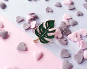 Monstera Leaf Enamel Pin