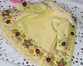 clothes Blythe, Custom Blythe doll OOAK blythe doll, Yellow coat for Blythe, clothes Pullip, 12 inch doll clothes