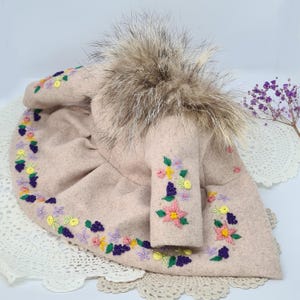 Vintage Embroidered Coat for 18 Inch Doll –  Doll Clothes for 18 Inch Doll – Doll Jacket – Custom Clothing for American Girl Style Dolls