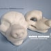 Grumpy toony canine fursuit expanding foam head base