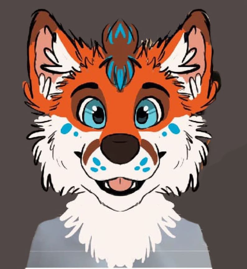 Toony Fox Fursuit Costume Expanding Foam Head Base Etsy Canada