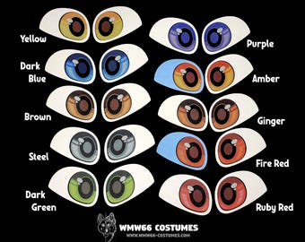 Fursuit Eye Mesh For 2D Eyes – Shape A