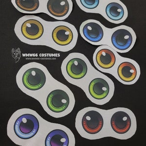 Résille pour les yeux Fursuit pour les yeux 3D