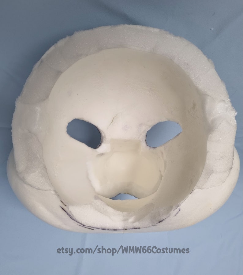 Grumpy Toony Canine Fursuit Expanding Foam Head Base Etsy Ireland