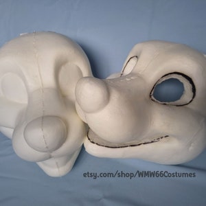 Toony fox fursuit costume expanding foam head base