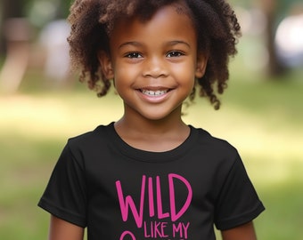 Kids Shirt, Curly Girl, Wild Like My Curls, Youth T Shirt, Youth Gift, Wild Child, Toddler and Youth Tee, Graphic Tee,  Heavy Cotton Tee