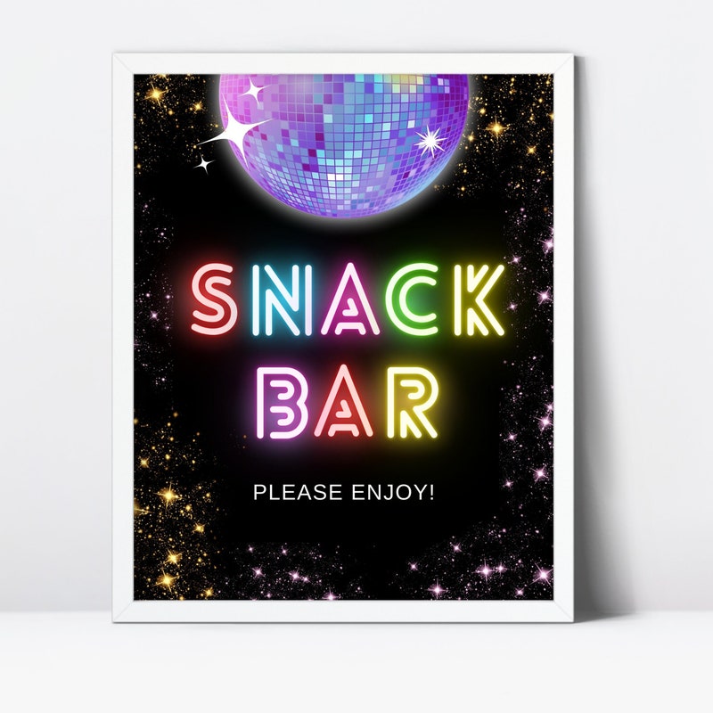 Snack Bar Sign - Etsy