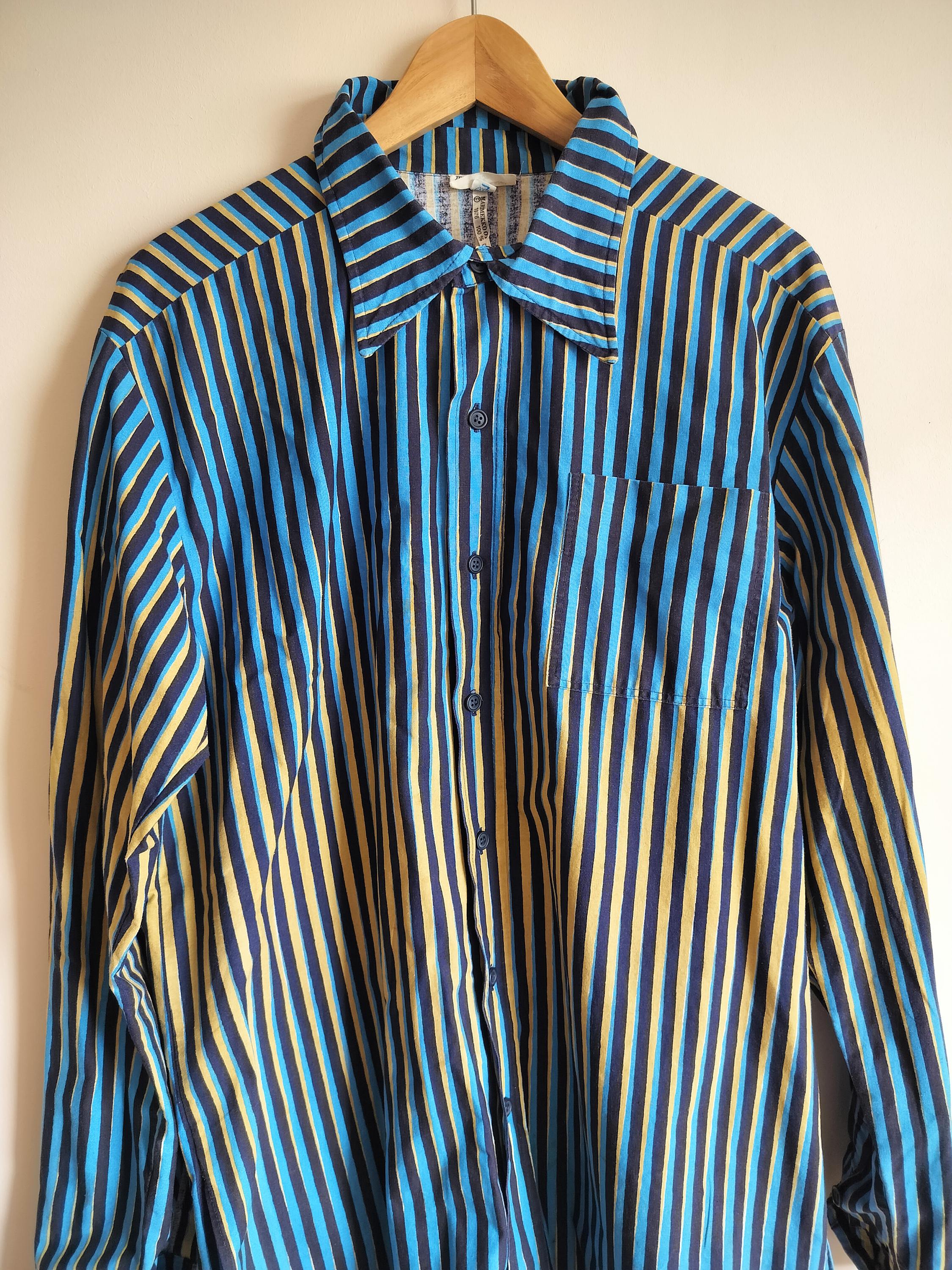 トップス 1970s marimekko stripe shirt Marimekko Stripe Shirt - Etsy