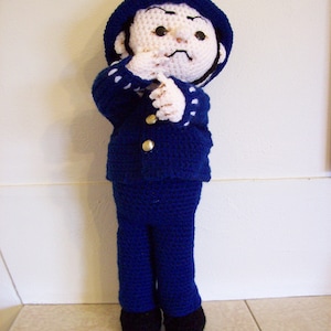 Mr. Plod Soft Toy PDF Crochet Pattern Only