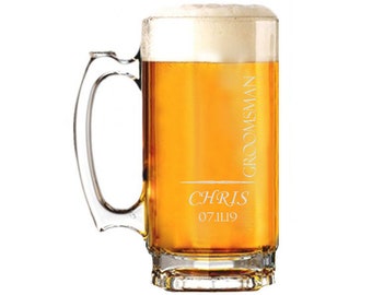 etched beer mug etsy