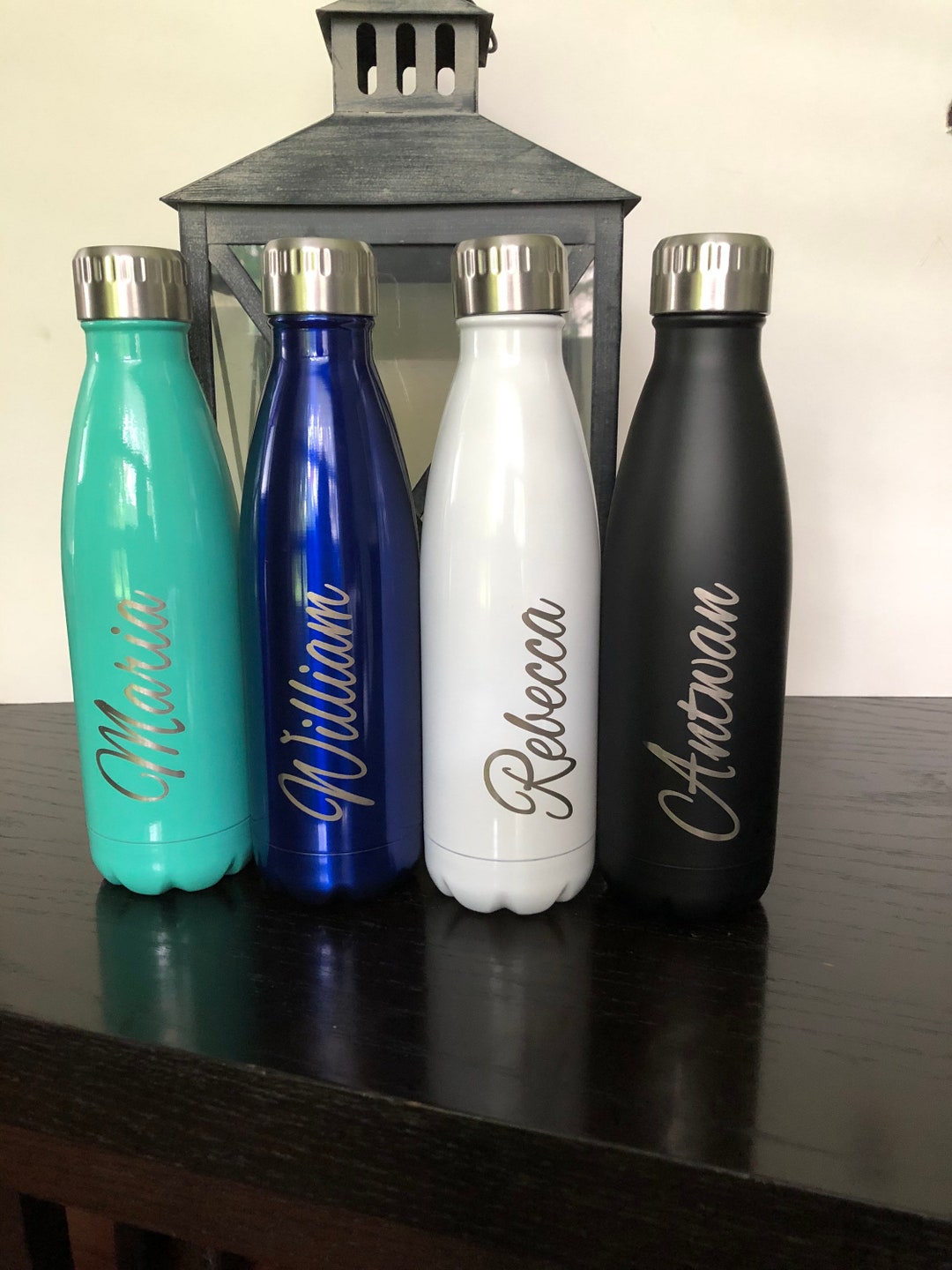 Personalized Stainless Steel Water Bottle - Engraved 16oz Tumbler - Etsy
