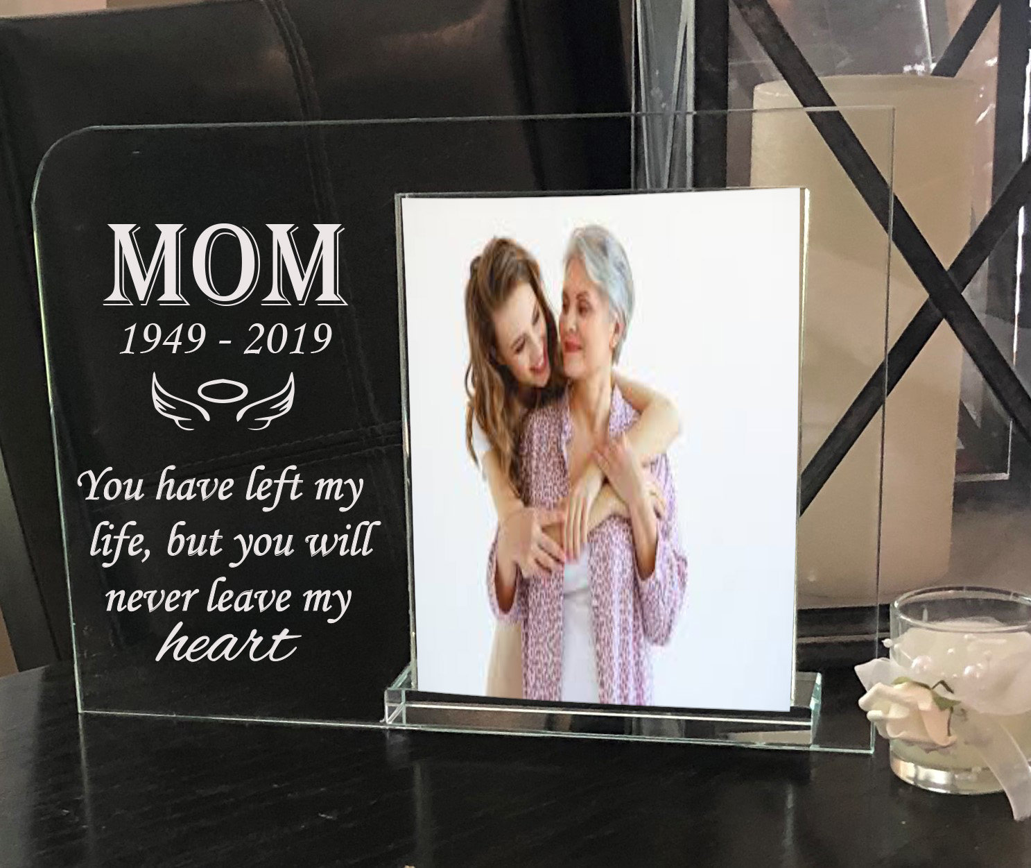 Personalized Memorial Picture Frame Sympathy Gift Engraved Etsy Canada