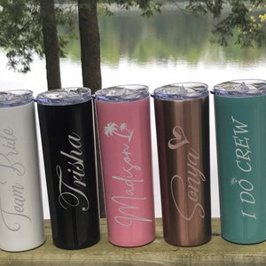 Bridesmaid Tumbler Set of 8 