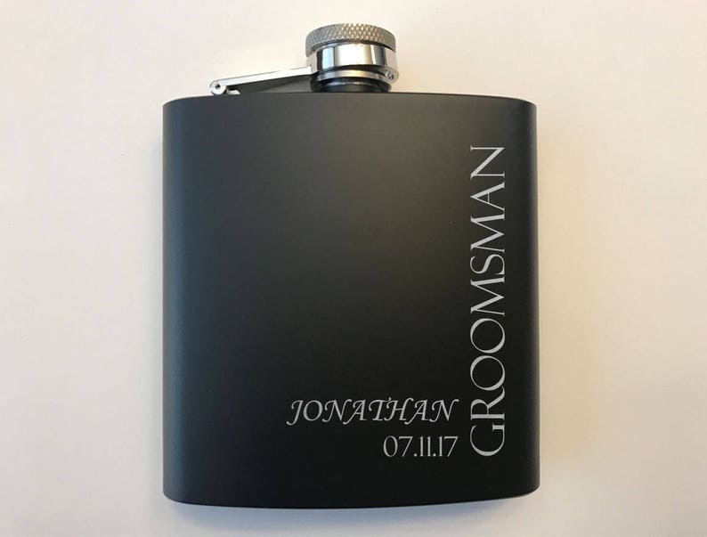 Groomsmen Gifts Gift for Groomsmen Groomsman Gift Groomsmen Flasks Personalized Flasks for Groomsmen Flasks for Groomsman image 6