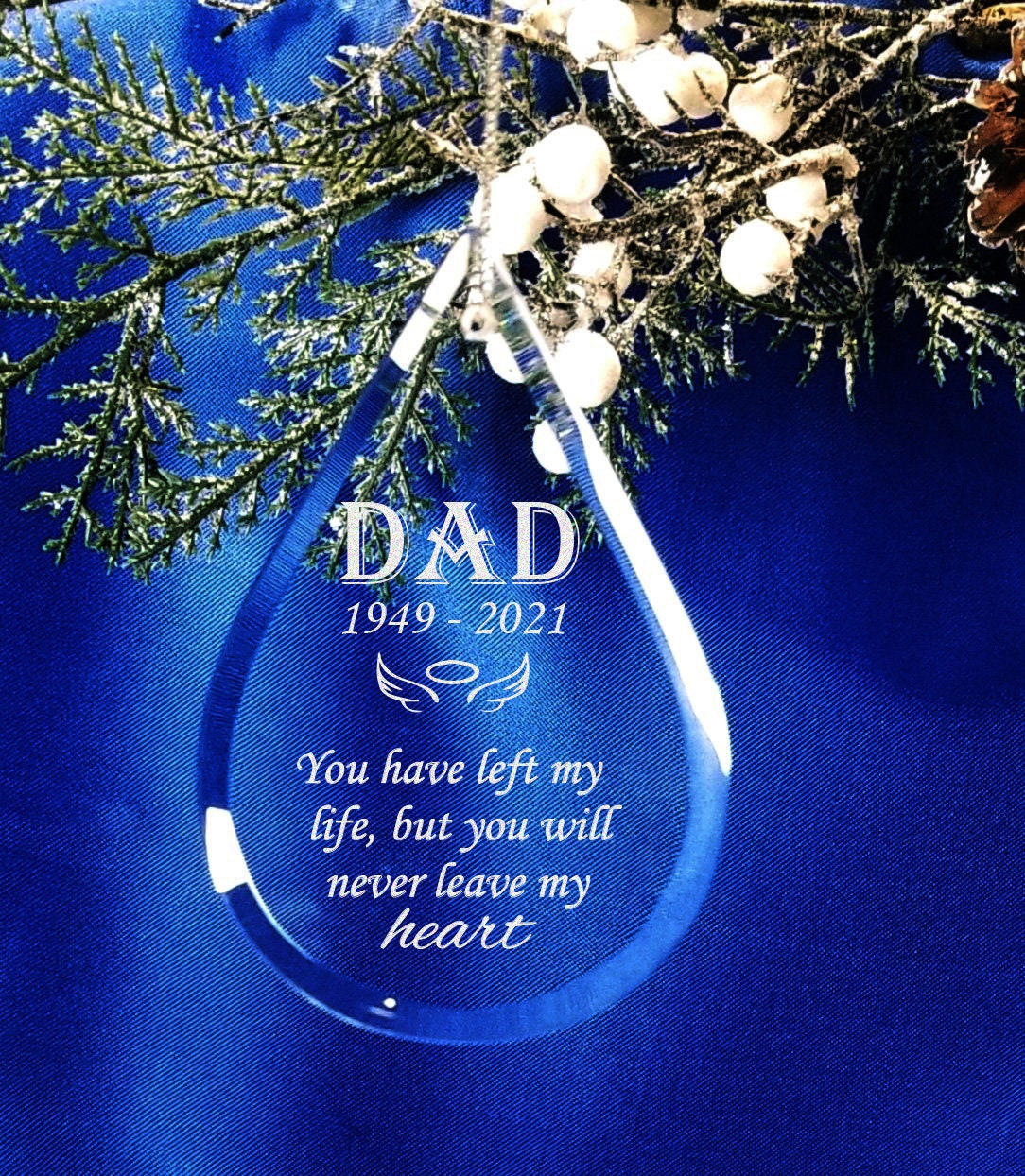 Memorial Christmas Ornament Christmas Ornament in Memory of Etsy