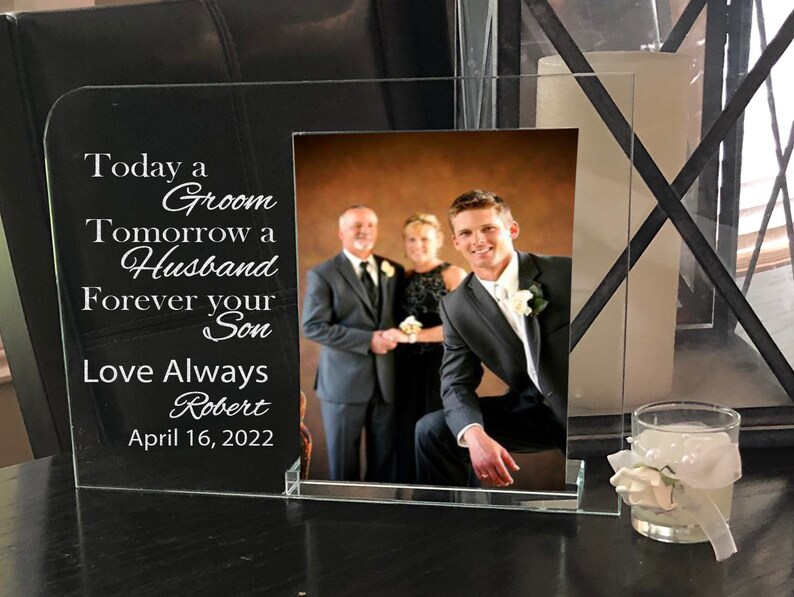 Personalized Gift for Parents of the Groom Picture Frame Etsy