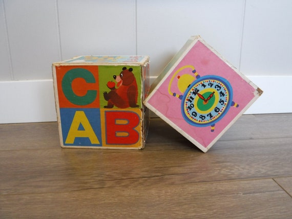 antique wooden blocks