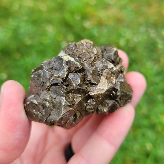 Iron Pyrite Fool's Gold Display Specimen From Etsy