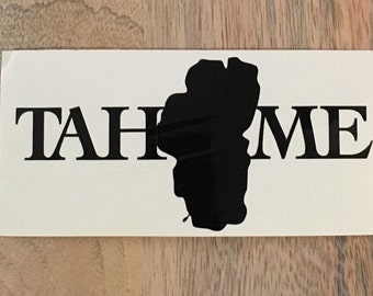 TAHOME Vinyl Decal Sticker