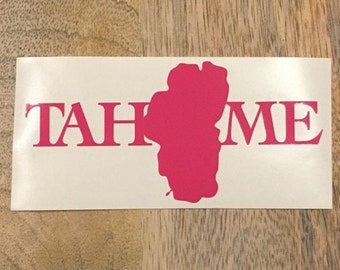 TAHOME Vinyl Decal Sticker