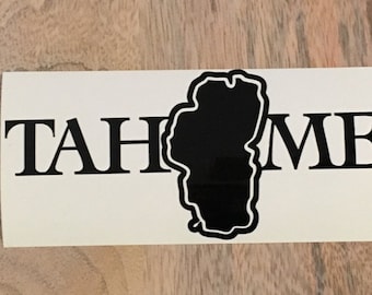 TAHOME Vinyl Decal Sticker