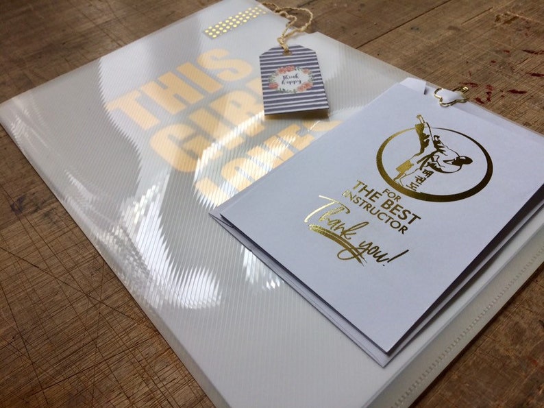 Martial Arts Taekwondo Instructor Thank You Card Gold Etsy