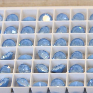 Loose (SS 39) 8mm Chatons, XIRIUS Chaton For Setting, Sky Ignite, Article 1088, Genuine Austrian Crystal