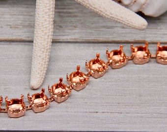 39ss Cup Chain Bracelet Base: 15 Settings, DIY Jewelry Making