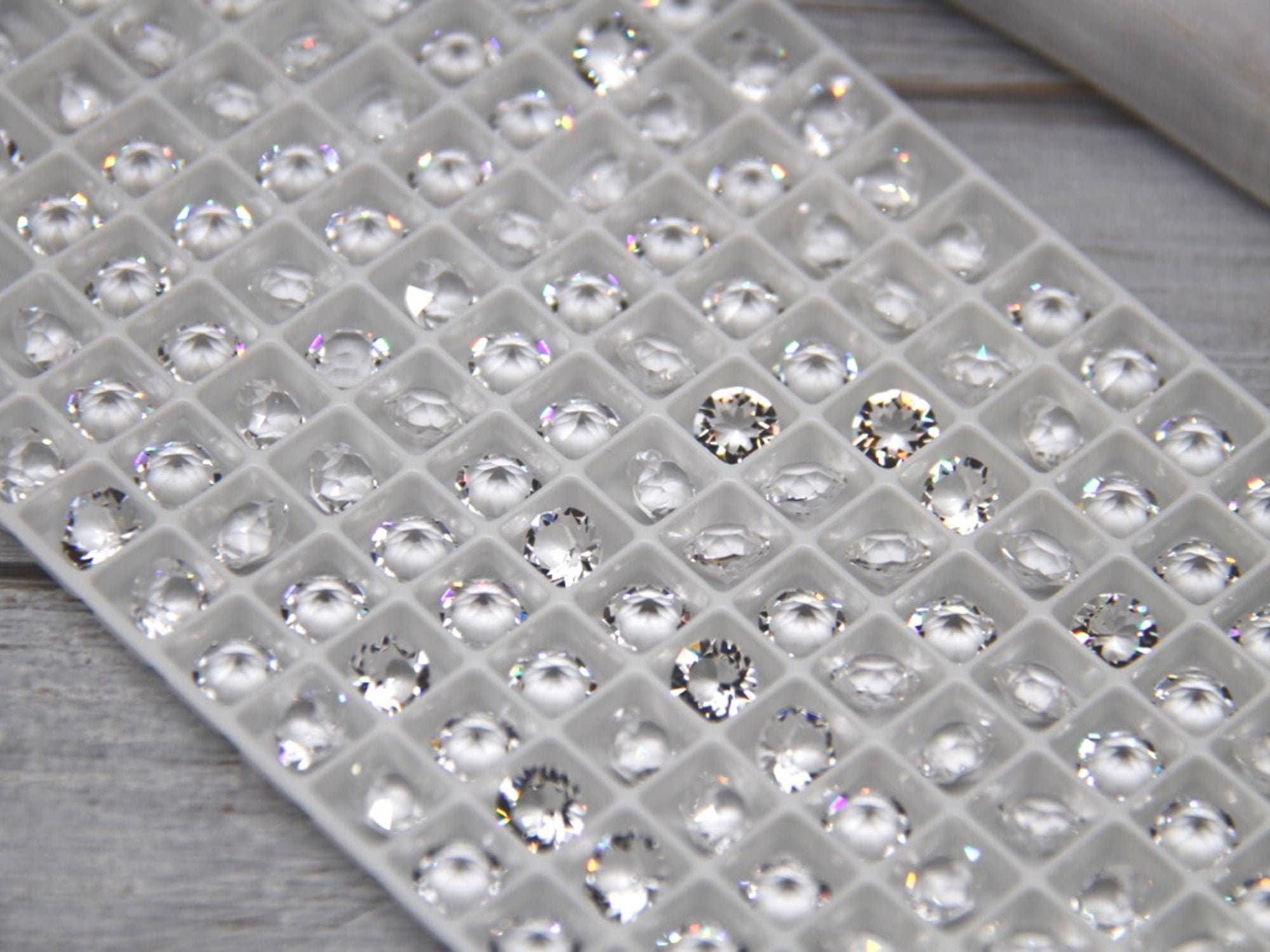 6mm Chaton Crystal: Swarovski or Preciosa Rhinestones (SS 29 Unfoiled)