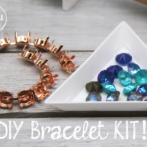 Diy Bracelet, Empty Cup Chain Bracelet, Jewelry Blanks, Jewelry Making Kit, Chain Making Kit, 39ss Empty Cup Chain, Base For Swarowski
