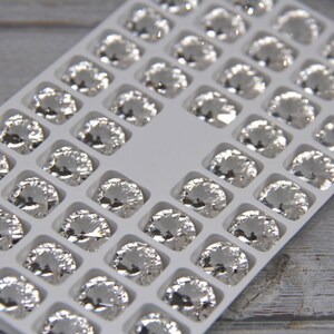 Lâche 12mm Swarovski Crystal Rivoli Stone For Setting, Fancy Stones Article 1122, Crystal Foiled, Wholesale Swarovski Rhinestones image 8