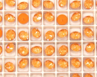Mango Ignite Austrian Crystal Chatons: 8mm XIRIUS 1088 Unfoiled