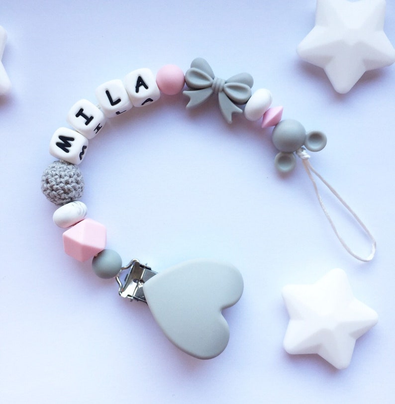 Personalised Baby Dummy Clip Dummy Clip Baby Girl Dummy Etsy UK