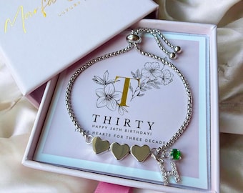 Regalo di compleanno per lei, compleanno per la migliore amica, regali di compleanno per donne, regalo per amica, sorella, zia, collega, donna, braccialetto, braccialetto - Italia