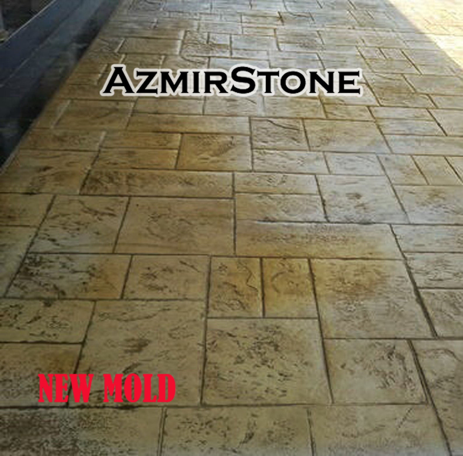 Vertical Stamp Rubber Stamp Stamped Concrete Cement Etsy Canada