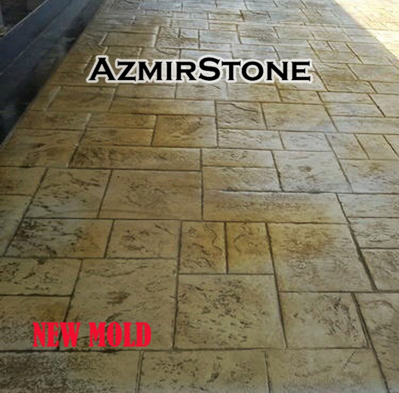 Vertical stamp Rubber stamp Stamped Concrete Cement Etsy