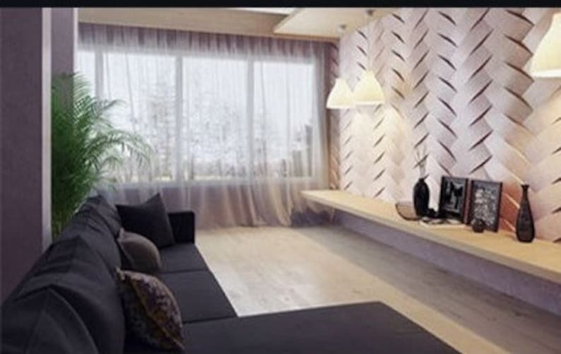 3d panel Plastic mold for gypsum castings Abstract Wall decor for Hall Living room Office Tile mold Concrete mold B