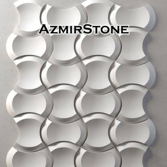 Set 9 en Plastique Moules Pour Béton Plâtre Mur Carrelage formulaire 3D panneaux decor