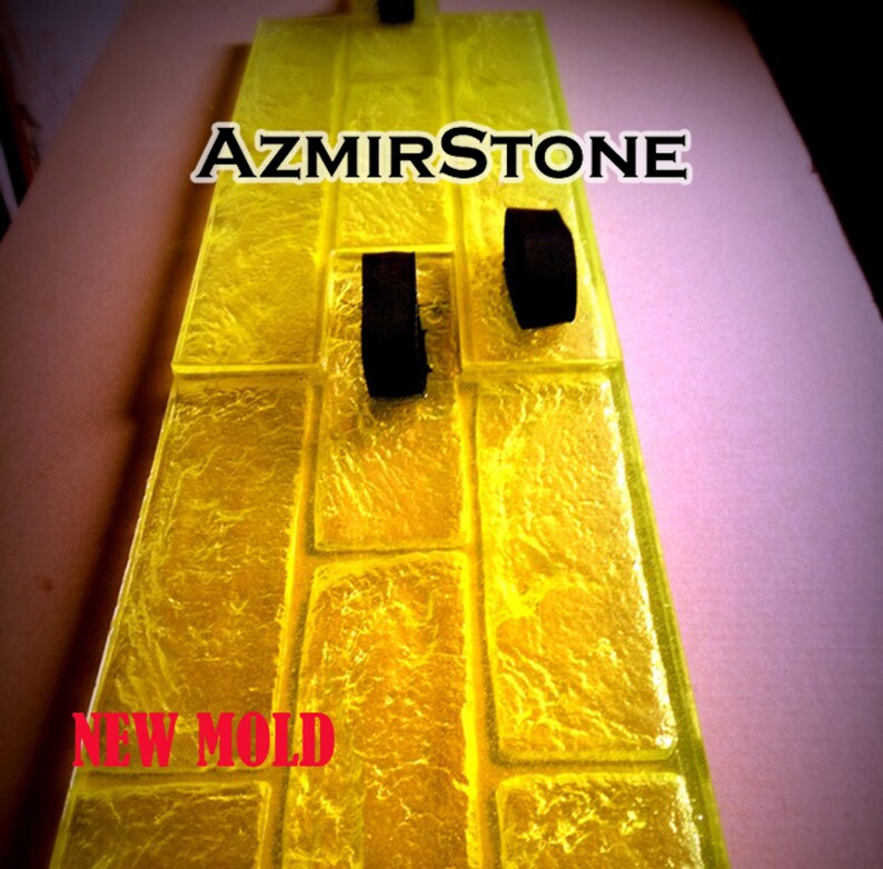 Rubber Stamp Texture Concrete Mold Vertical Stamp Chipped Etsy