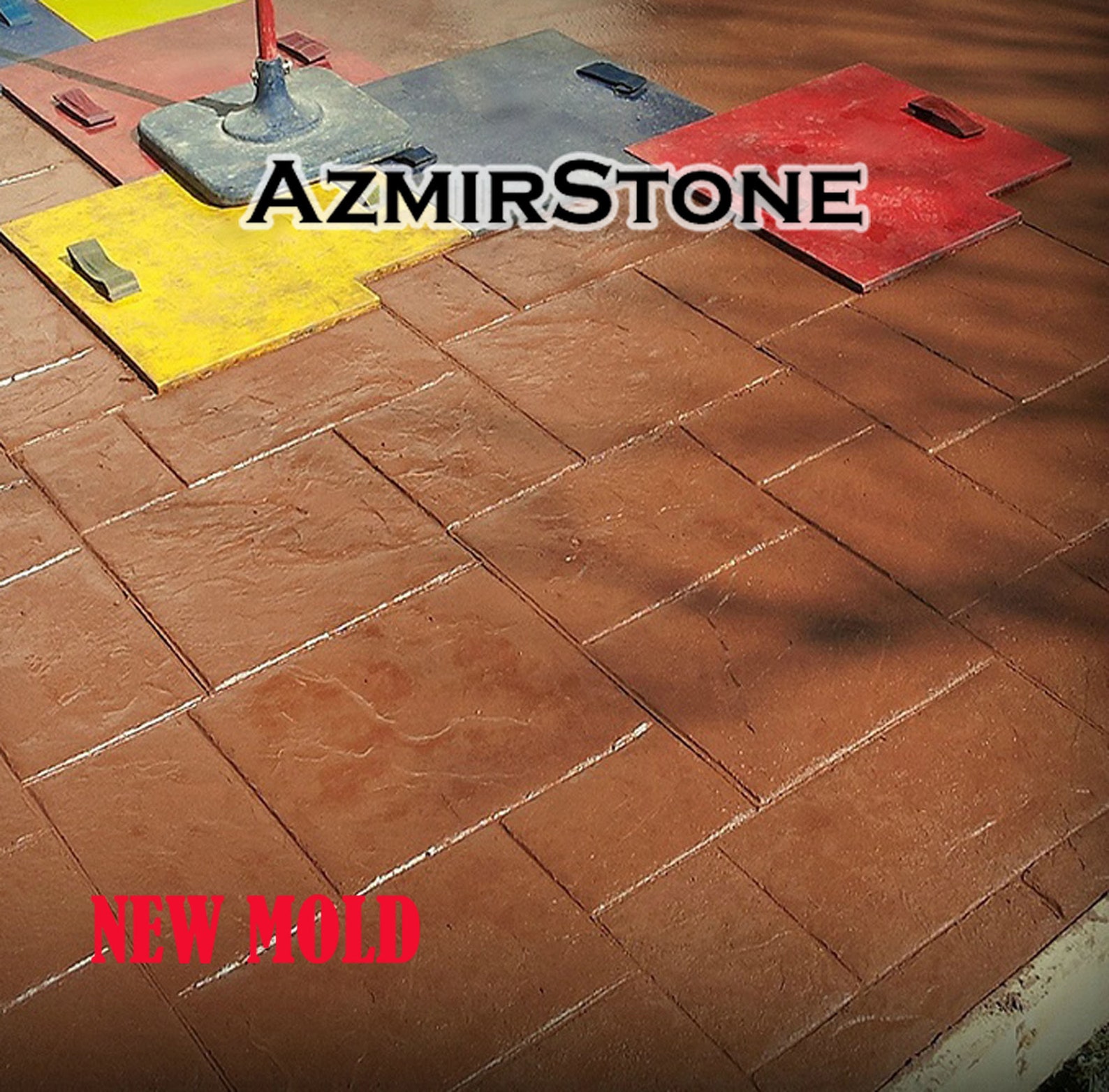 Vertical Stamp Rubber Stamp Stamped Concrete Cement Etsy Canada