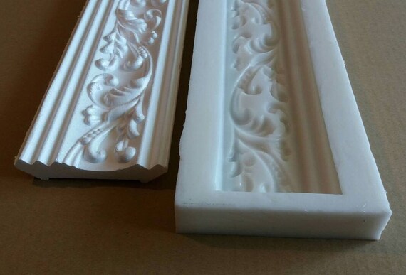 Silicone Rubber For Gypsum Cornice Mould For Making Plaster Etsy