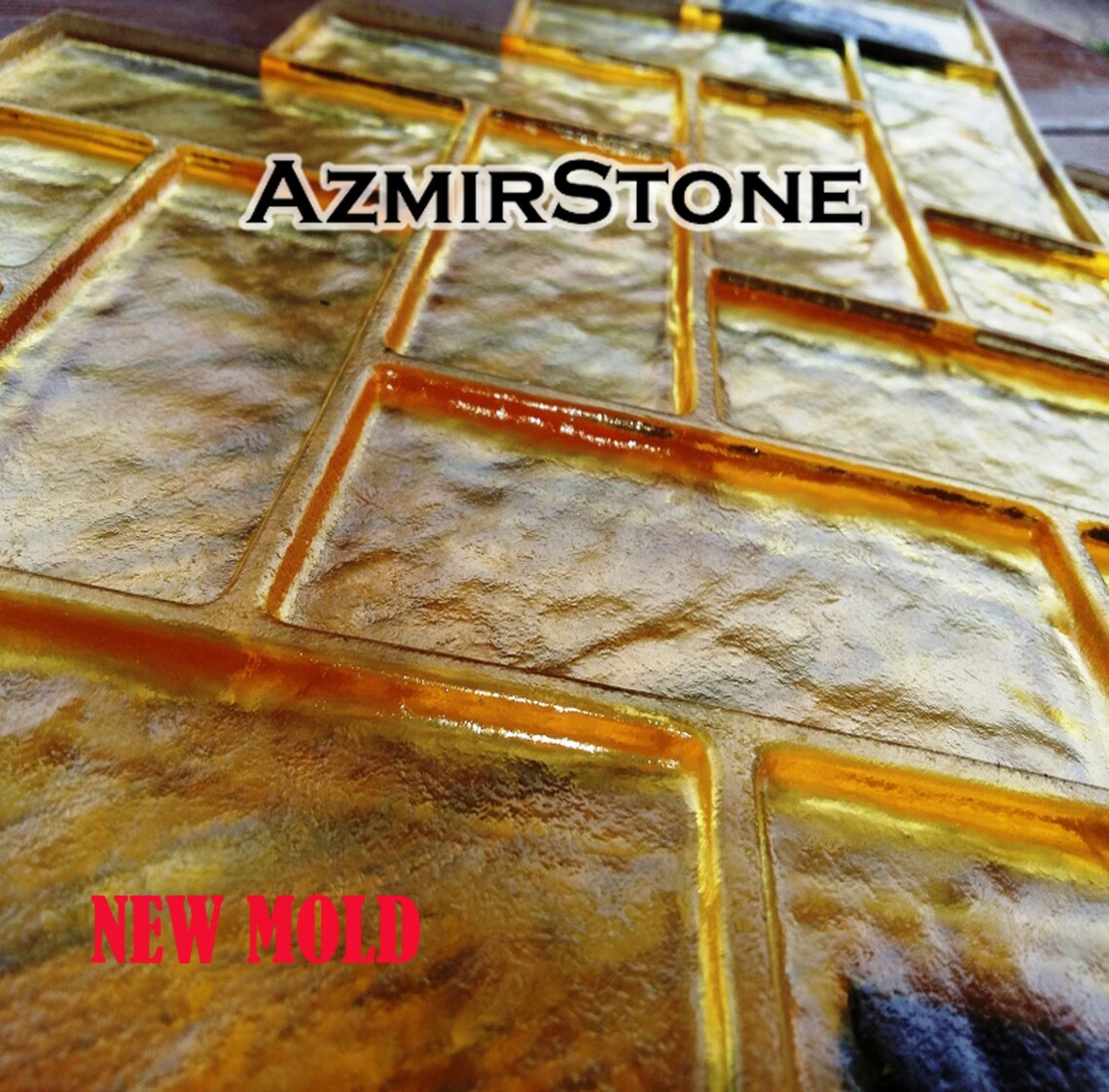 Concrete Cement Rubber Stamp Floppy Mat Stampedtexture Etsy