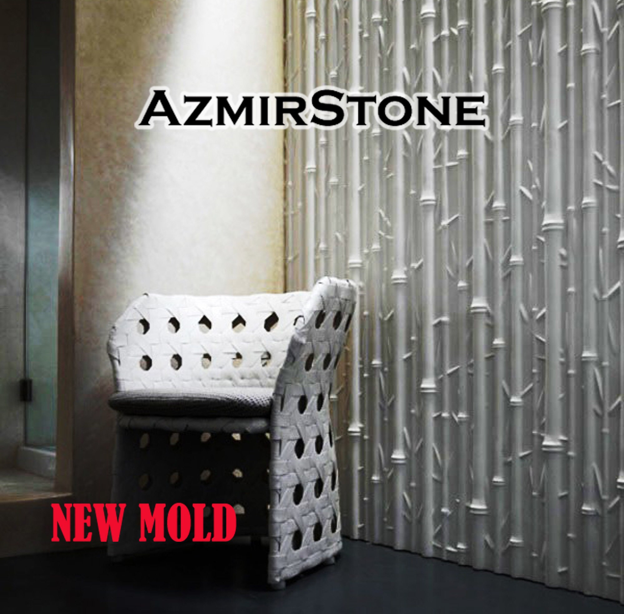 3D form DIY Panel Concrete mold 3D Wall Panel Polyurethane mold Gypsum mold Cement mold Cement form Wall Decor Geometric form #553