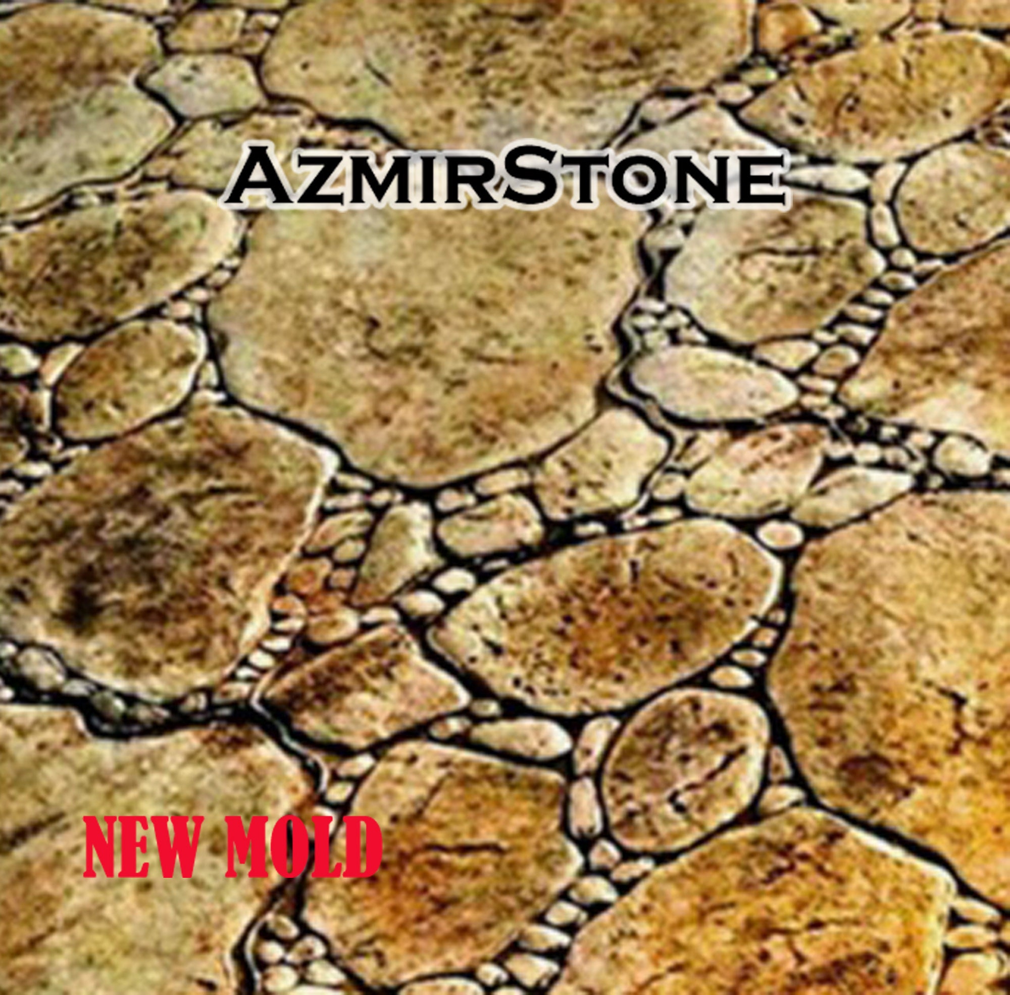 Rubber Stamp Stamped Concrete Cement Polyurethane Stamp Etsy