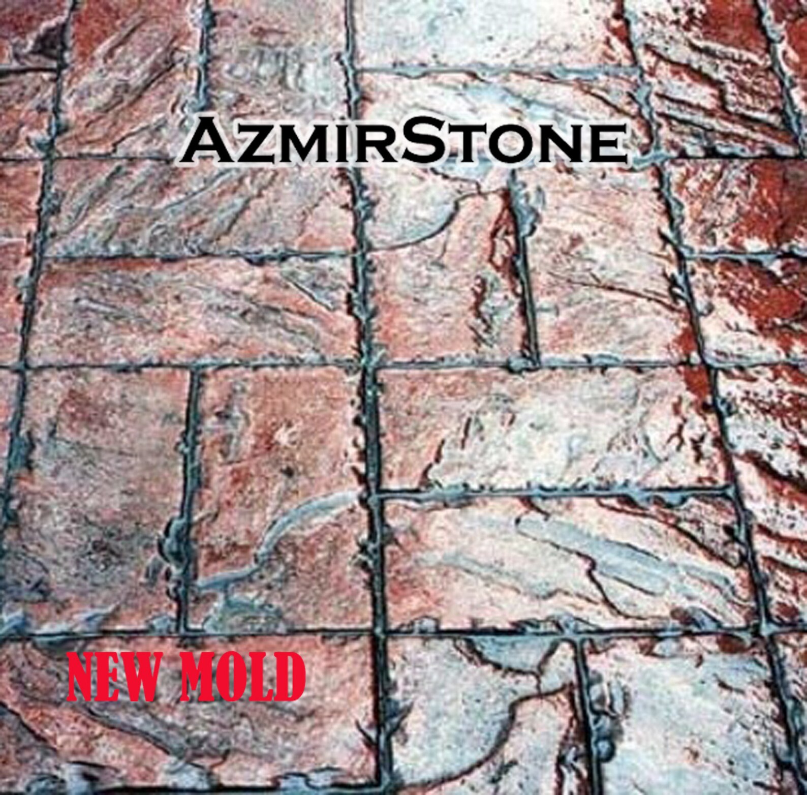 Betonstempel-Matten-Set 60x24 Cm - Einfach Schöne Betonböden Selber Machen