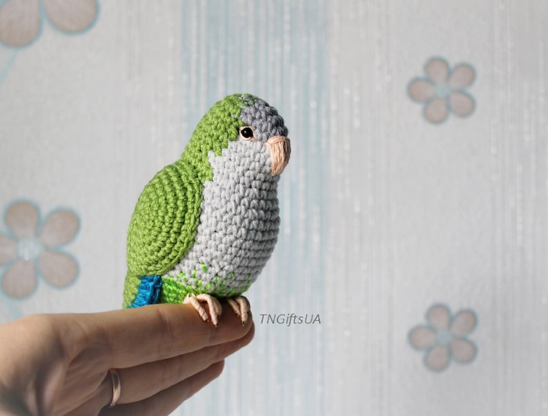 quaker parrot stuffed animal