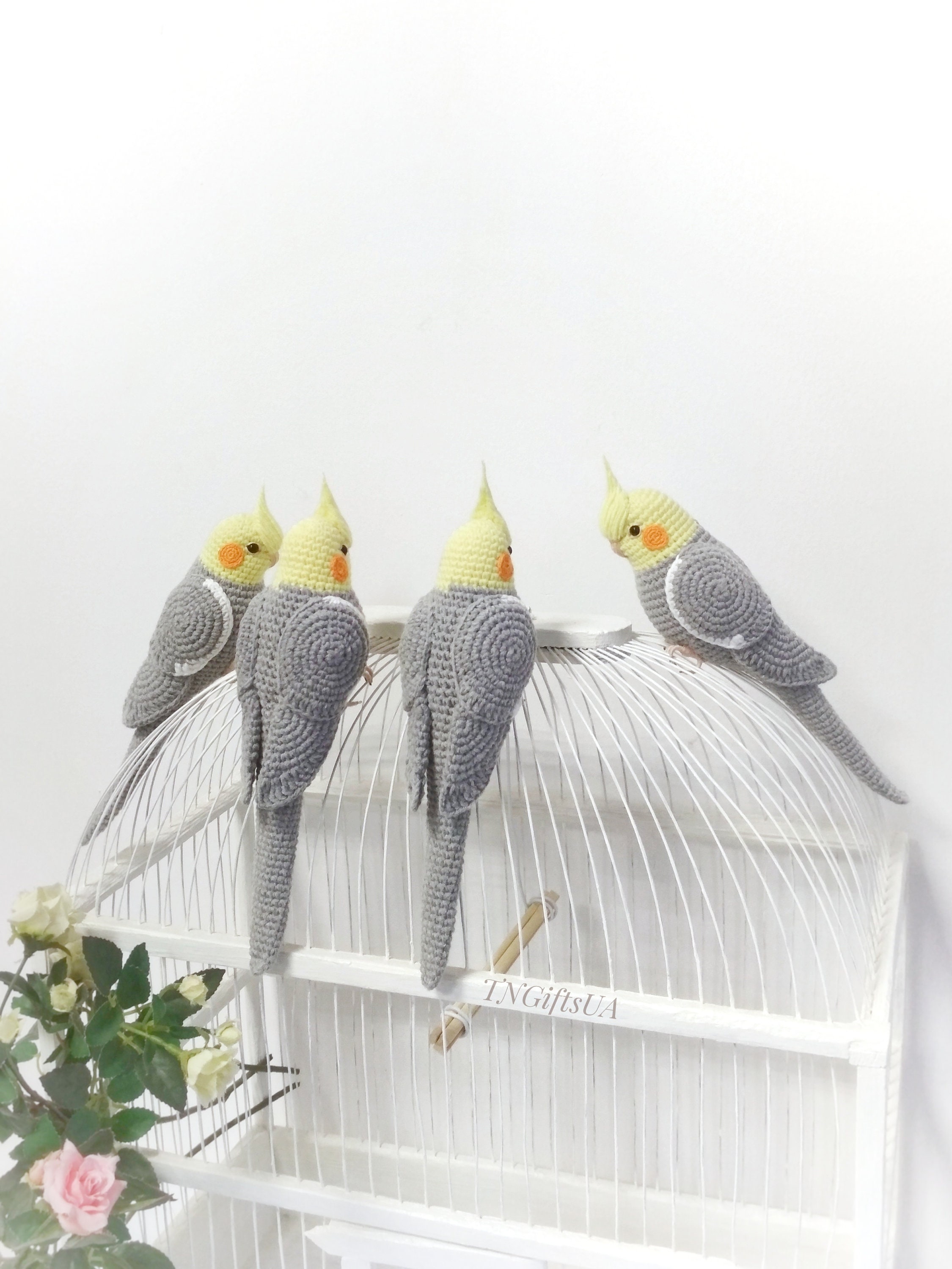 Amaca E Posatoio Per Pappagalli HEEPDD - In Peluche Con Supporto Legno Per Gabbie - Foto 2