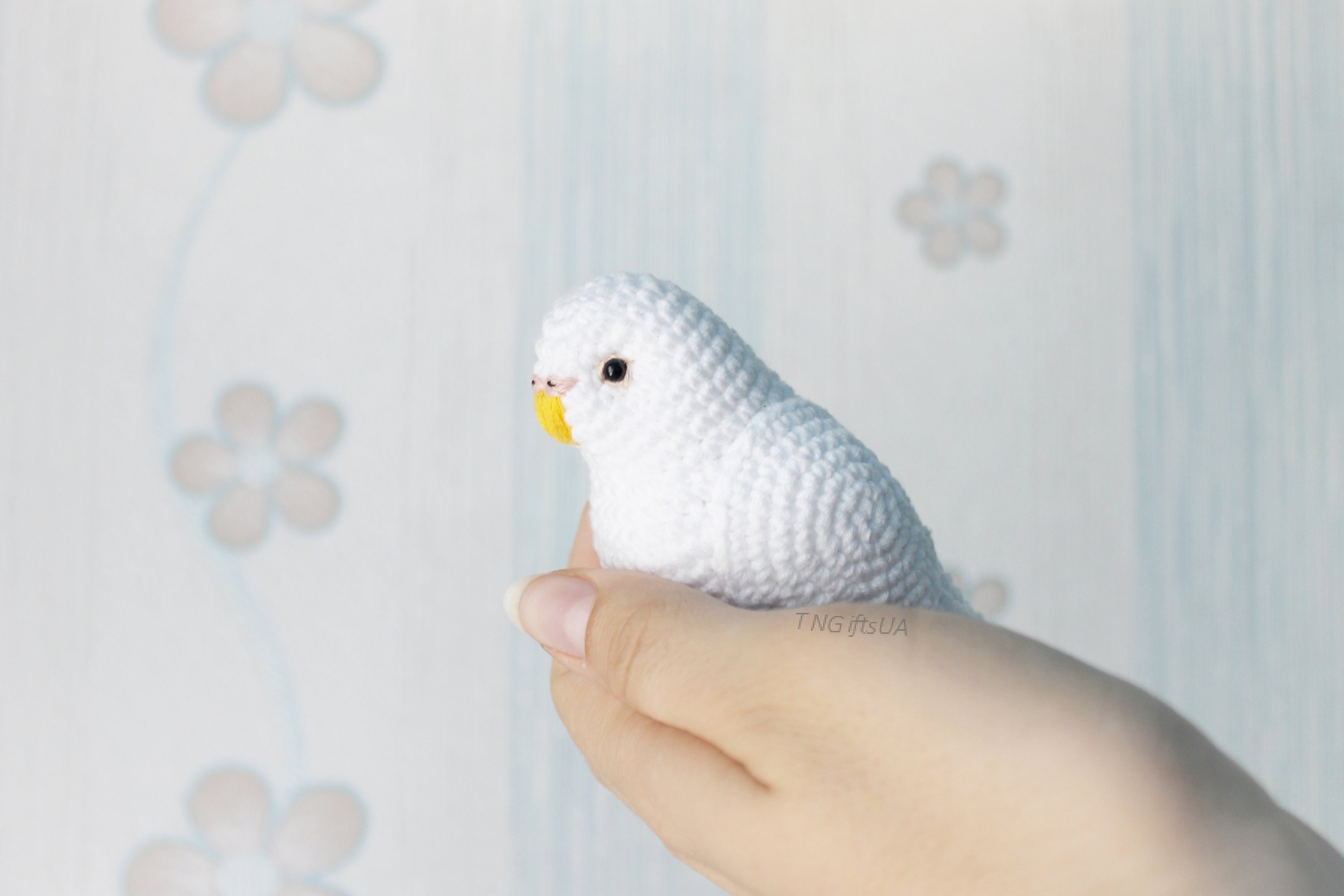 Stuffed Animals & Plushies Toys Toys & Games White budgerigar angel