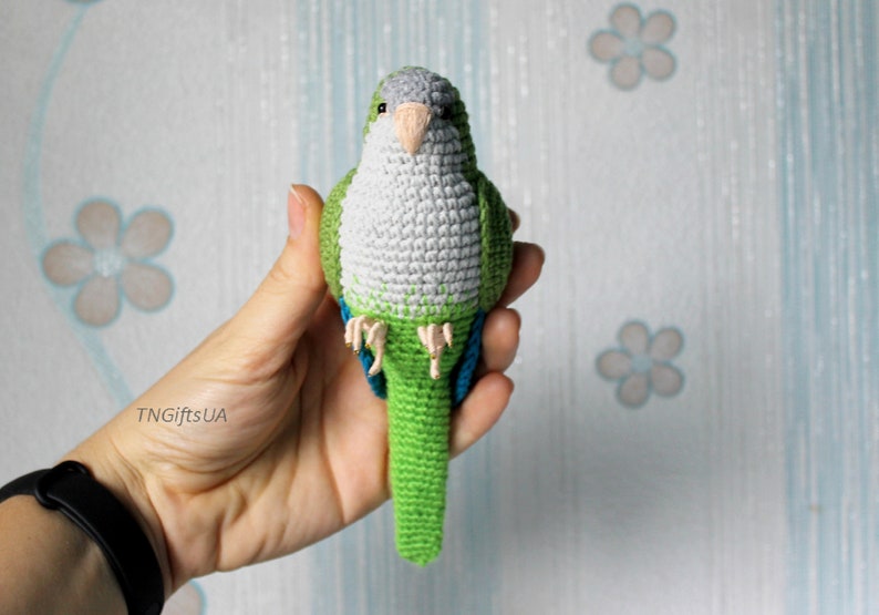 quaker parrot stuffed animal
